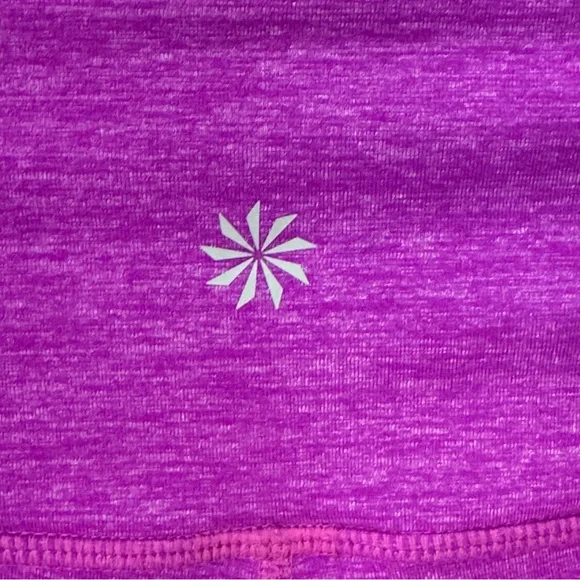 ATHLETA Chaturanga Athletic Capri Tights Leggings Magenta Style# 212387-02 Yoga - Picture 7 of 11